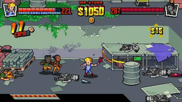 Отображение результата после выполнения миссии в Double Dragon Gaiden  Rise Of The Dragons