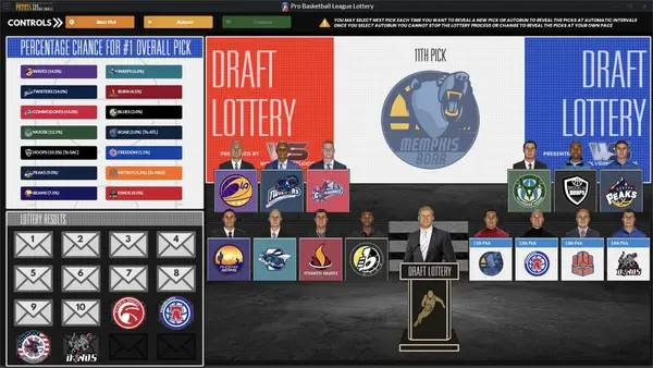 Отображение результата после выполнения миссии в Draft Day Sports  Pro Basketball 2024
