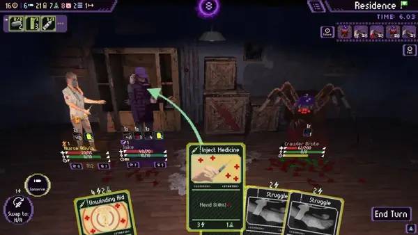 Отображение результата после выполнения миссии в Draft of Darkness