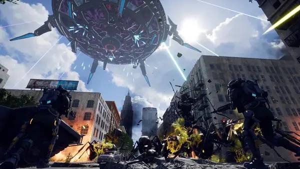 Отображение результата после выполнения миссии в Earth Defense Force Iron Rain