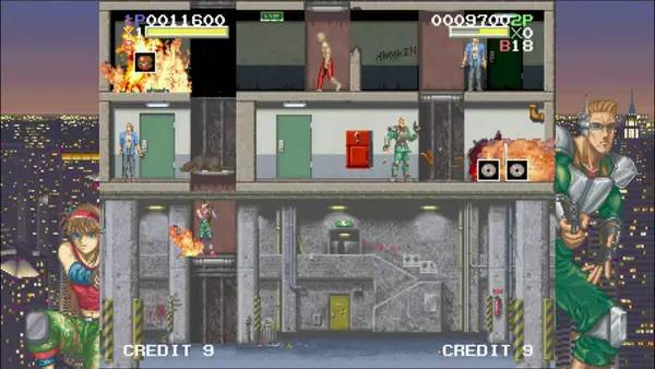 Отображение результата после выполнения миссии в Elevator Action -Returns- S-Tribute