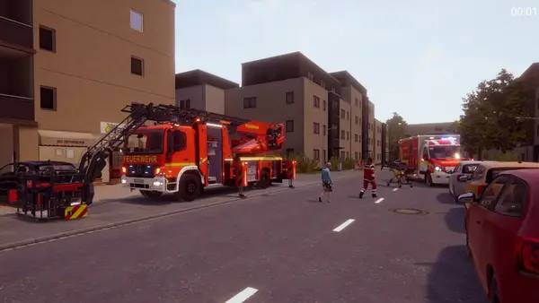 Отображение результата после выполнения миссии в Emergency Call 112 - The Attack Squad