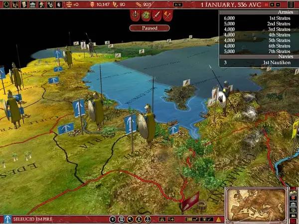Отображение результата после выполнения миссии в Europa Universalis  Rome - Gold Edition