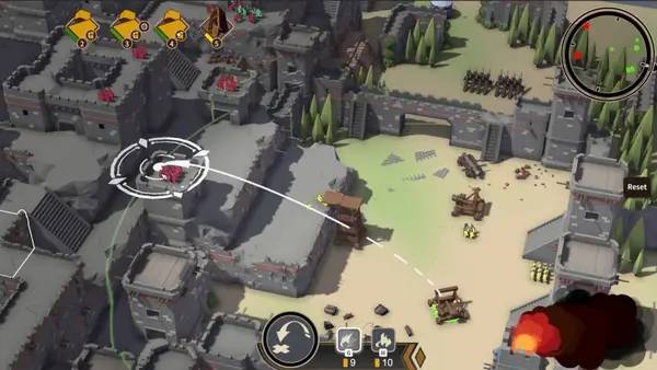Отображение результата после выполнения миссии в Extremely Realistic Siege Warfare Simulator