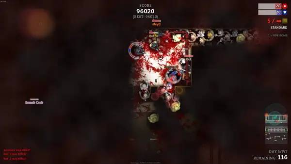 Отображение результата после выполнения миссии в Final Days