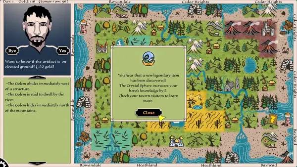 Отображение результата после выполнения миссии в Fireside Hero