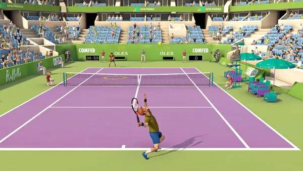 Отображение результата после выполнения миссии в First Person Tennis - The Real Tennis Simulator