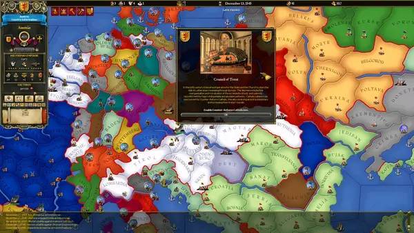 Отображение результата после выполнения миссии в For the Glory  A Europa Universalis Game