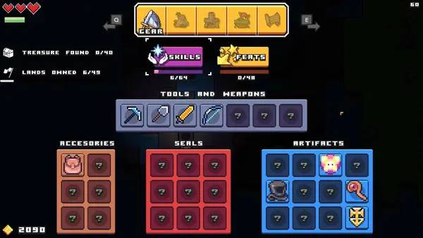 Отображение результата после выполнения миссии в Forager