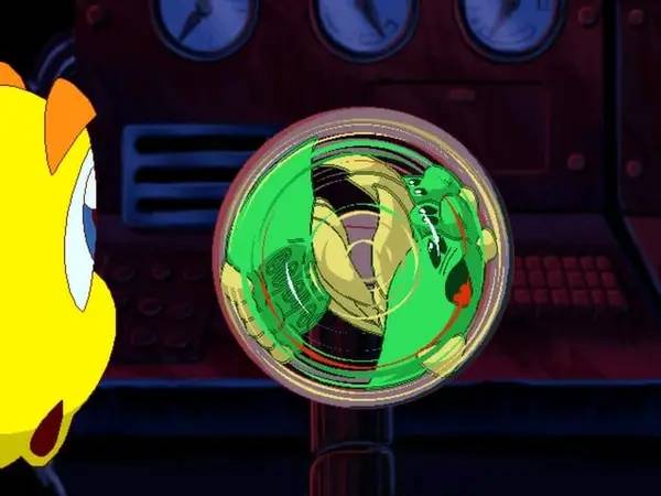 Отображение результата после выполнения миссии в Freddi Fish 2  The Case of the Haunted Schoolhouse