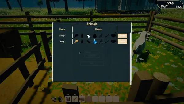 Отображение результата после выполнения миссии в Friendly Sheeps  A Cozy Simulator