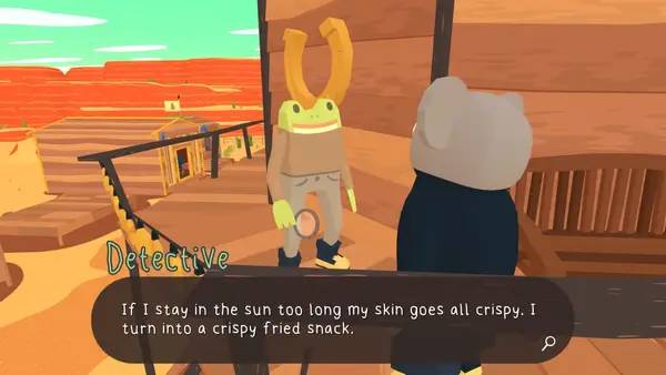 Отображение результата после выполнения миссии в Frog Detective 3  Corruption at Cowboy County