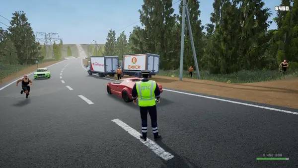 Отображение результата после выполнения миссии в GAI Stops Auto  Right Version Simulator