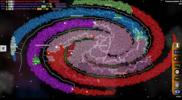 Отображение результата после выполнения миссии в Galimulator