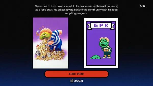 Отображение результата после выполнения миссии в Garbage Pail Kids  Mad Mike and the Quest for Stale Gum