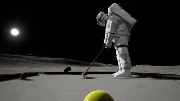 Отображение результата после выполнения миссии в Golf Pool VR