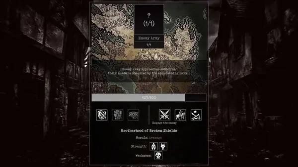 Отображение результата после выполнения миссии в Grim Quest - Old School RPG