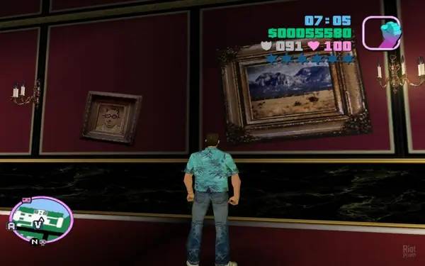 Отображение результата после выполнения миссии в ГТА Вайс Сити (Оригинал 1.0) - чистая версия без модов