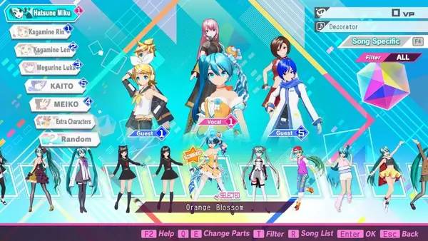 Отображение результата после выполнения миссии в Hatsune Miku  Project DIVA Mega Mix+