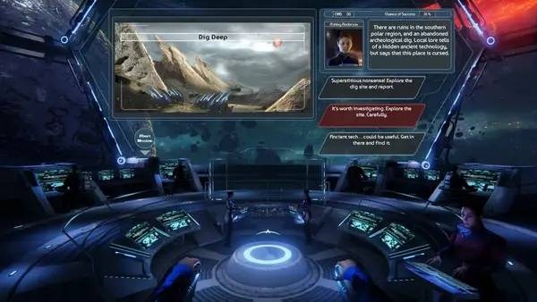 Отображение результата после выполнения миссии в Into the Stars