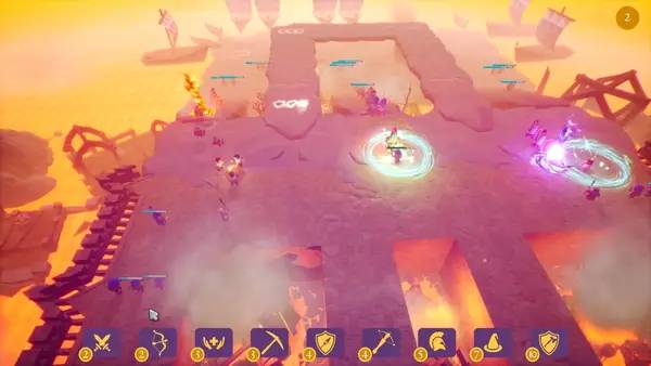 Отображение результата после выполнения миссии в Island Crusaders