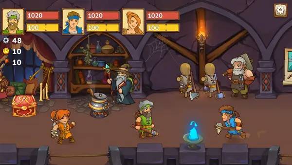 Отображение результата после выполнения миссии в Knights of Braveland