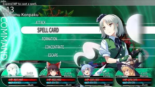 Отображение результата после выполнения миссии в LABYRINTH OF TOUHOU - GENSOKYO AND THE HEAVEN-PIERCING TREE