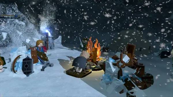 Отображение результата после выполнения миссии в LEGO The Lord Of The Rings