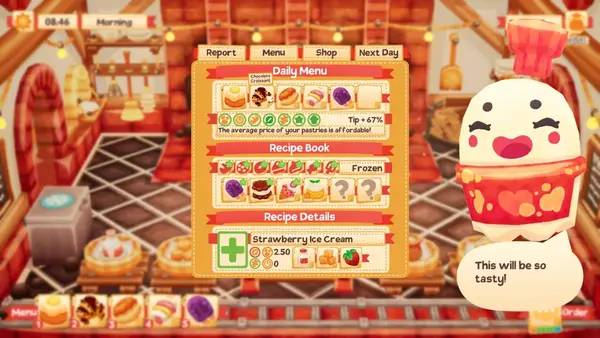 Отображение результата после выполнения миссии в Lemon Cake