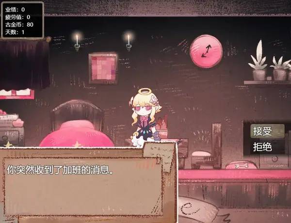 Отображение результата после выполнения миссии в Let's work! Angel sauce ~Angel's life in the devil's labor camp~