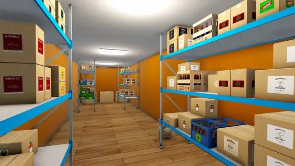 Отображение результата после выполнения миссии в Liquor Store Simulator