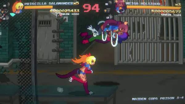 Отображение результата после выполнения миссии в Maiden Cops