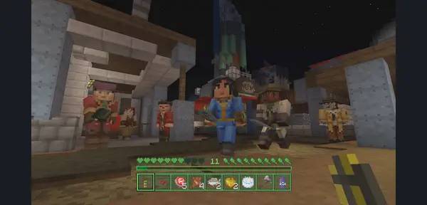 Отображение результата после выполнения миссии в Майнкрафт