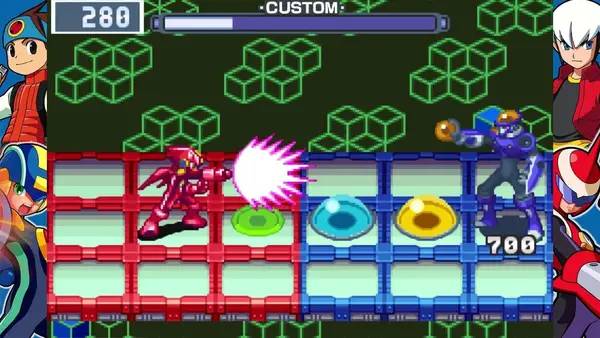 Отображение результата после выполнения миссии в Mega Man Battle Network Legacy Collection Vol. 1