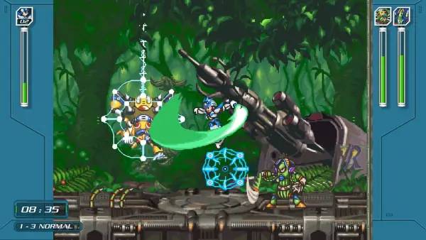 Отображение результата после выполнения миссии в Mega Man X Legacy Collection 2