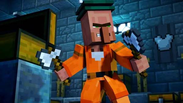 Отображение результата после выполнения миссии в Minecraft  Story Mode - Season Two