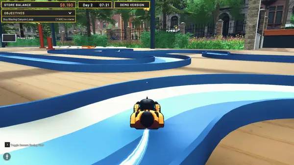 Отображение результата после выполнения миссии в Mini Racer Car Shop Simulator