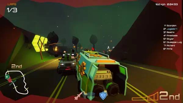 Отображение результата после выполнения миссии в Motor Strike Racing Rampage