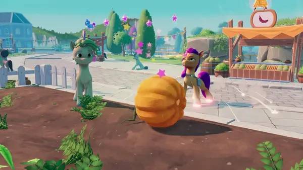 Отображение результата после выполнения миссии в My Little Pony A Maretime Bay Adventure