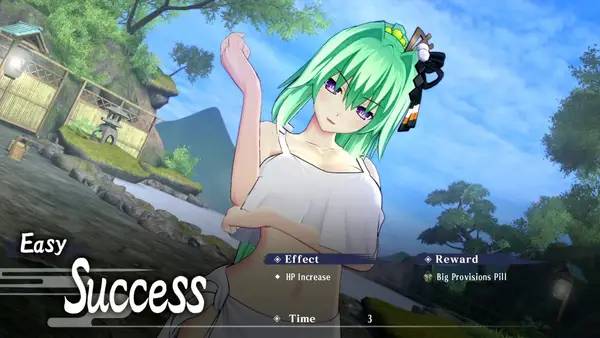 Отображение результата после выполнения миссии в Neptunia x SENRAN KAGURA  Ninja Wars