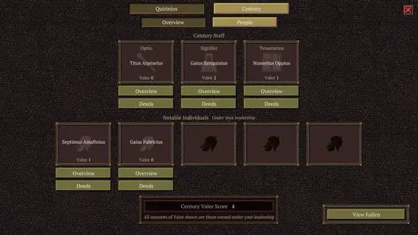 Отображение результата после выполнения миссии в Never Second in Rome