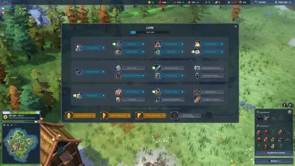 Отображение результата после выполнения миссии в Northgard