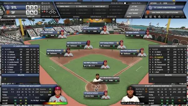 Отображение результата после выполнения миссии в Out of the Park Baseball 23