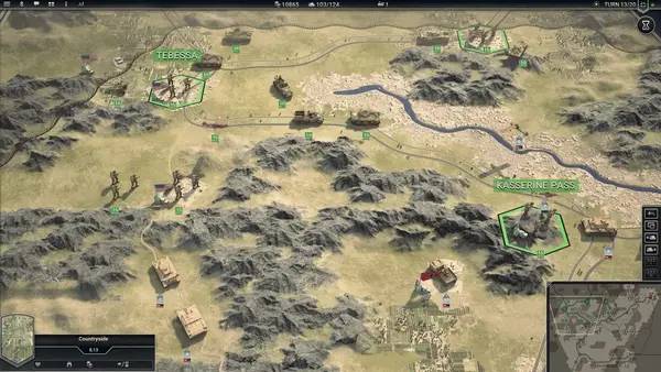 Отображение результата после выполнения миссии в Panzer Corps 2