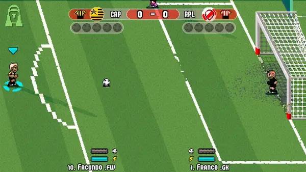 Отображение результата после выполнения миссии в Pixel Cup Soccer - Ultimate Edition