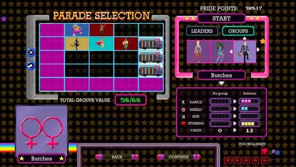 Отображение результата после выполнения миссии в Pride Run