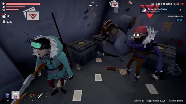 Отображение результата после выполнения миссии в Project Winter