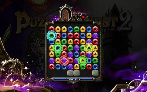 Отображение результата после выполнения миссии в Puzzle Quest 2