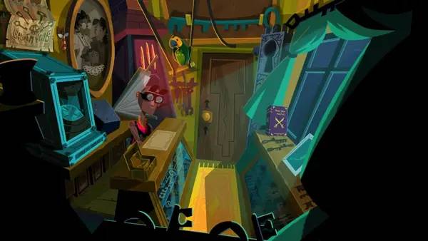 Отображение результата после выполнения миссии в Return to Monkey Island