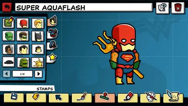 Отображение результата после выполнения миссии в Scribblenauts Unmasked  A DC Comics Adventure
